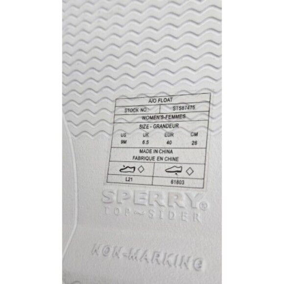 Sperry Top Sider Original Float Slip-Ons Peach Women’s Boat Shoe - Picture 9 of 12